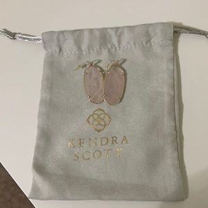 Kendra Scott Faceted Elle Gold Drop Earrings